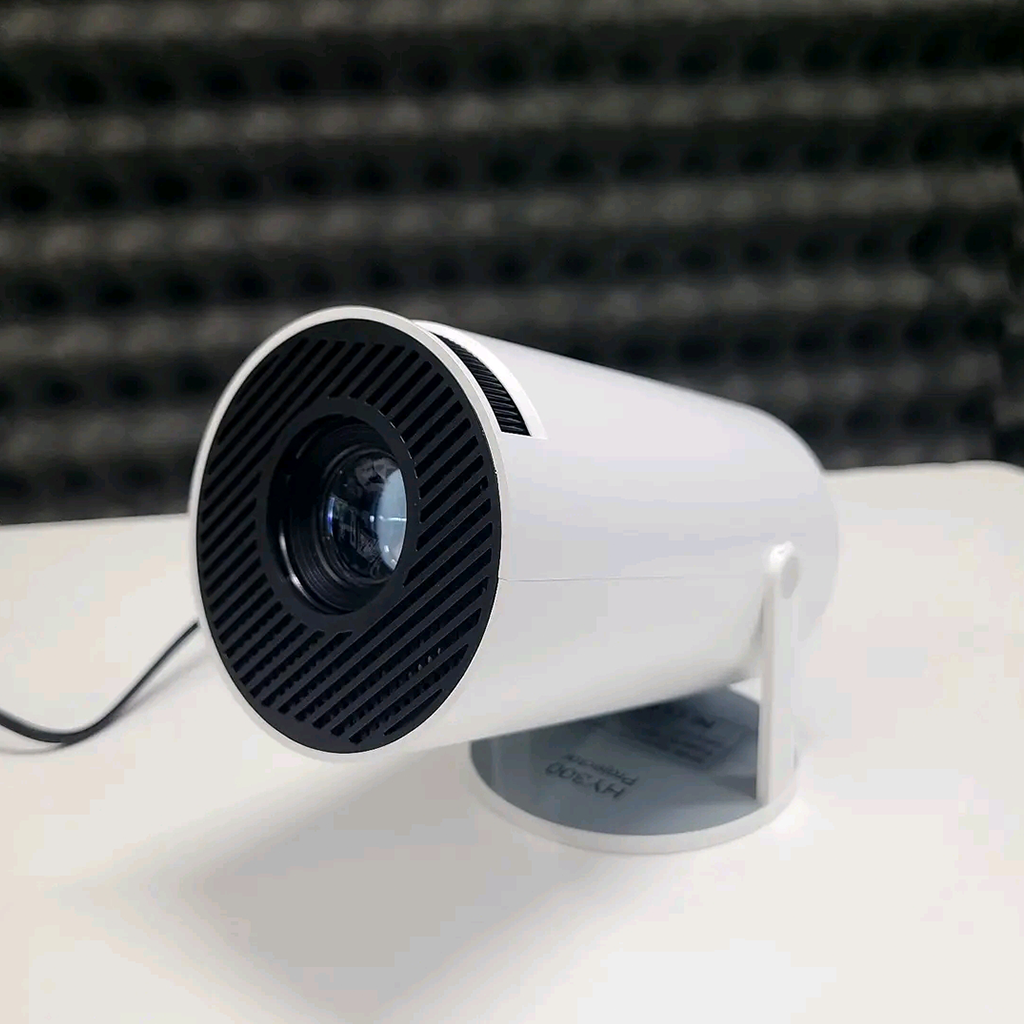 HY300 Android Projector (180° Rotation & 4K Support)